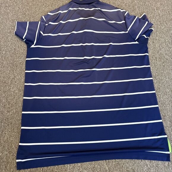 RLX Ralph Lauren Polo XL Shirt Mens Striped Performance Seminole Golf Course - Picture 7 of 7